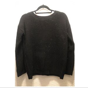 forever 21 knit sweater (black)
